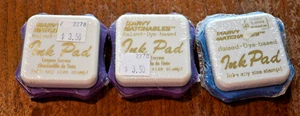 MARVY MATCHABLES Raised Ink Stamp Pads (3) FACTORY SEALED Violet Blue - Picture 1 of 2