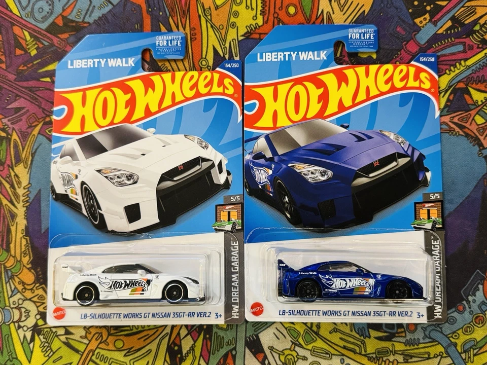 风火轮 Liberty Walk 剪影作品 GT 日产 35GT 梦幻车库套装/批量 X2 — 第 1/1 张图片