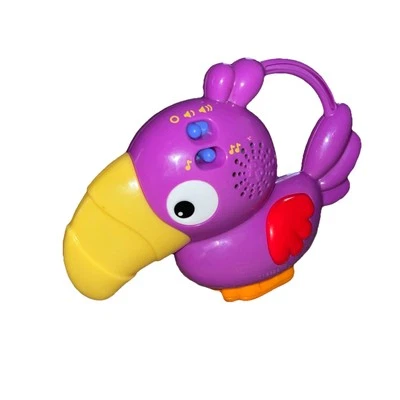 Fisher Price фиолетовый тукан птица музыка и свет Deluxe тренажерный зал насадка _C1 - Изображение 1 из 4