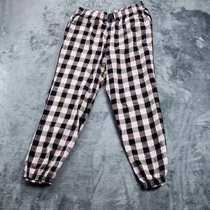 Victoria’s Secret Pajama Pants/joggers Womens Sz S Short Plaid Checkered - Picture 1 of 9