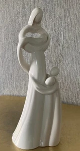 CIRCLE OF LOVE FIGURE THANKFUL FOR YOU ENESCO WHITE PORCELAIN PERFECT 12" TALL - Picture 1 of 8