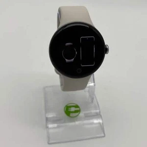 Google Pixel Watch 3 41mm LTE Unlocked Polished Silver Porcelain Smart Watch - Photo 1 sur 6
