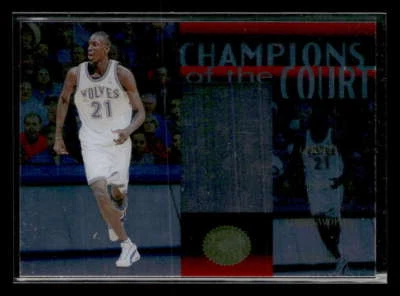 1995-96 SP Championship Kevin Garnett Champions of the Court Timberwolves Y7395 - Image 1 of 2