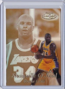 Shaquille O’Neal 1999-00 Topps Gold Label Prime Gold PG4 Lakers Insert Shaq - Imagen 1 de 2