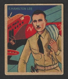 1933 R136 National Chicle Sky Birds Card - #45 Hamilton Lee - Series of 144 - Picture 1 of 2