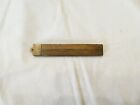 Antique C-S Co. Folding Ruler 24" Brass and Boxwood