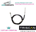 HANDBRAKE CABLE PAIR 8140 141105 TRISCAN 2PCS NEW OE REPLACEMENT