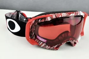 Nuevo Auténtico Para Mujer Oakley Empalme Nieve Topografía Rojo Negro Envío EE. UU. - Imagen 1 de 10