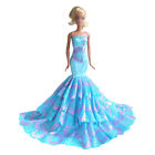 Purple Lace Wedding Dress for 11.5in. 1/6 Doll Clothes Fishtail Outfits Gown 