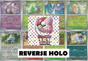 Pokémon - Karmesin & Purpur 151 - Einzelkarten Reverse Holo Deutsch 🇩🇪 - Bild 1 von 154