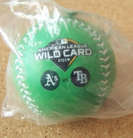 2019 AL Wild Card Oakland A's Tampa Rays Postseason baseball ball Athletics WC Cover