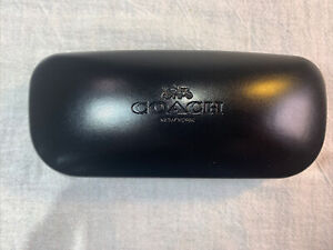 Coach Small Authentic Black Hard Side Clamshell Eyeglasses / Sunglasses Case O20