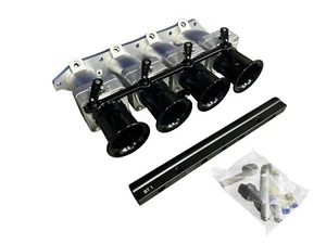 B Series Billet 50mm ITB Intake Manifold Individual Throttle Bodies B18C1 P72 - Picture 1 of 12