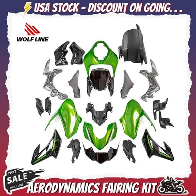 WOLFLINE Bodywork Fairing Kit For Kawasaki Z900 2017-2019 ABS Plastic Bodykits Foto 1 de 4