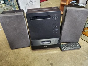 Sony Black CD MP3 Receiver Model HCD-LX201 - Works Great! FREE SHIPPING! - Picture 1 of 10