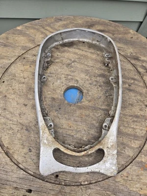 1949 Kiekhaefer Mercury KF7 Lightning 10hp Outboard Boat Motor Tank Ring & ID - Image 1 of 4