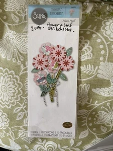 Sizzix Flowers & Leaves Stitchlits Dies By Eileen Hull 660762 - Picture 1 of 9