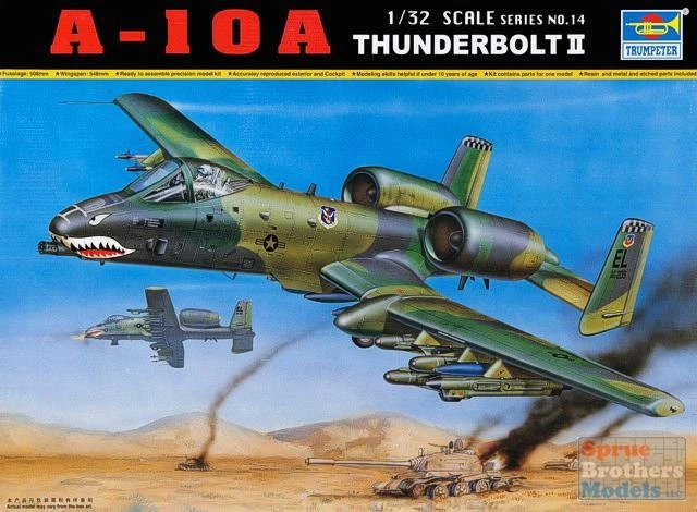 Trumpeter 02214 1/32 A10a Thunderbolt II Model Kit 2019