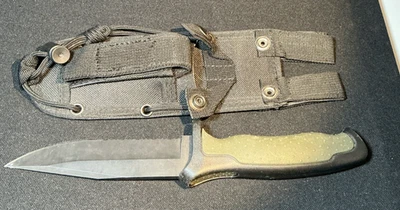 Faca de lâmina fixa vintage Buck USA 655 Nighthawk com bainha - Imagem 1 de 4