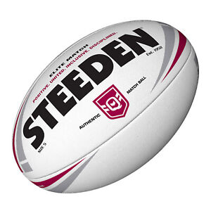 Steeden QRL Elite Match Ball - MOD - Rugby League Football