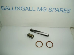 MGA MGB OIL PRESSURE RELIEF VALVE,SPRING & WASHERS X 2 12H865 460-155 324-650 - Picture 1 of 4