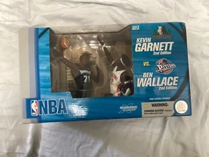 McFarlane NBA Kevin Garnett And Ben Wallace Deluxe Duo Set Collectible Figures  - Picture 1 of 2