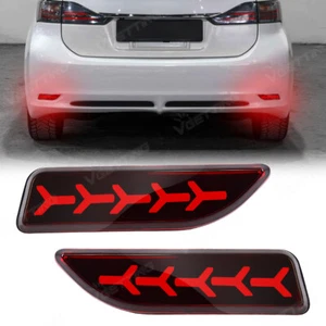 For 2011-2013 Toyota Corolla Lexus LED Rear Bumper Reflector Brake Light Red len - Picture 1 of 9