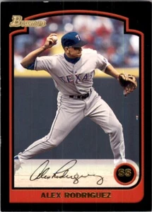 2003 Bowman ALEX RODRIGUEZ Texas Rangers #129 - Picture 1 of 2