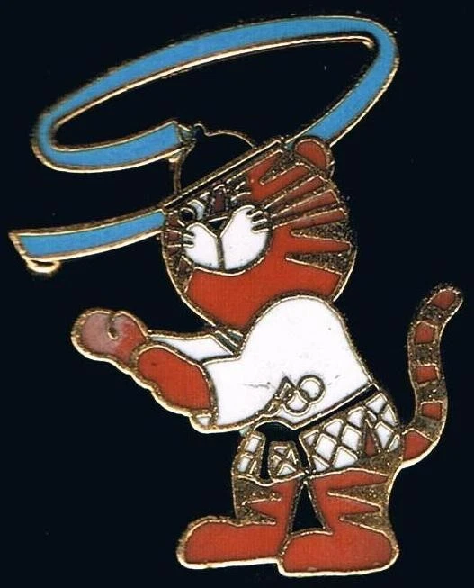 Lindo prendedor deportivo mascota judo olímpica Seúl Hodori 1988 Foto 1 de 1