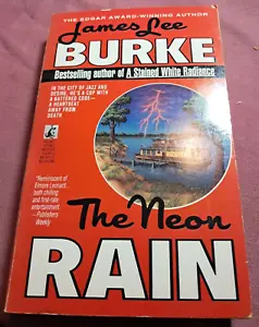 James Lee Burke The Neon Rain Dave Robicheaux Hard Boiled Urban vintage pb 4th - Picture 1 of 3