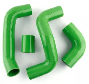 For Land Rover Freelander TD4 2.0L Silicone Intercooler Boost Hoses Kit Green - Picture 1 of 8