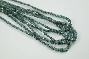Perline di diamanti grezzi blu naturali perline di diamanti grezzi filo da 2 ... - Imagen 1 de 5