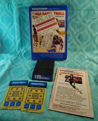 NBA Basketball Intellivision Complete In Box W/ Inlays & Manual 1979 Sports Game - Image 1 of 4