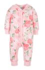 Modern Moments Gerber Organic Baby Girls' Pink Rose Coverall Newborn to 12 month