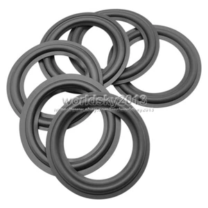 Reparación de círculos envolventes con borde de goma 2 piezas altavoz de 4" pulgadas con borde de goma - Imagen 1 de 12