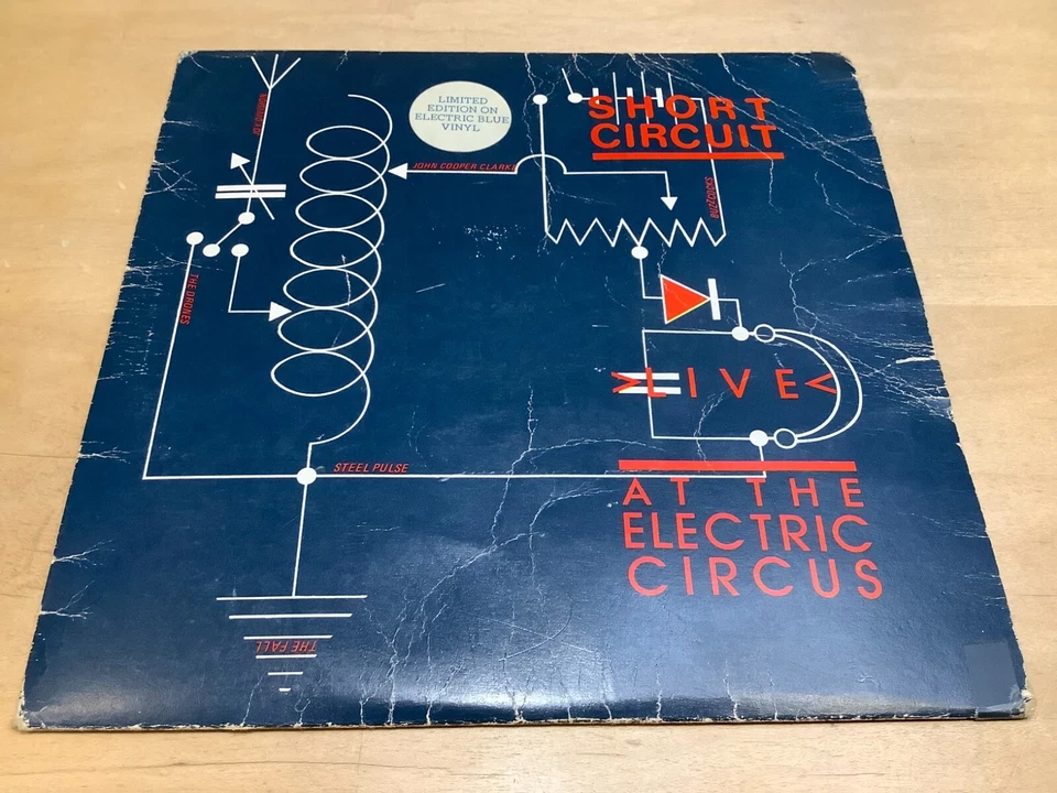 V/A Short Circuit Live At The Electric Circus Vinyl 10" & 7" Blue/Pink Buzzcocks Foto 1 de 4