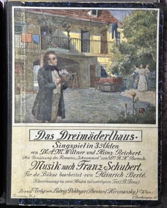 Antique Schubert 3 Girl’s House 19th Century Music Book Vienna Piano Version - Picture 1 of 5