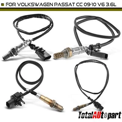 4x Sensor de oxígeno O2 para Volkswagen Passat 2008 CC V6 3,6 L aguas arriba y aguas abajo Foto 1 de 4