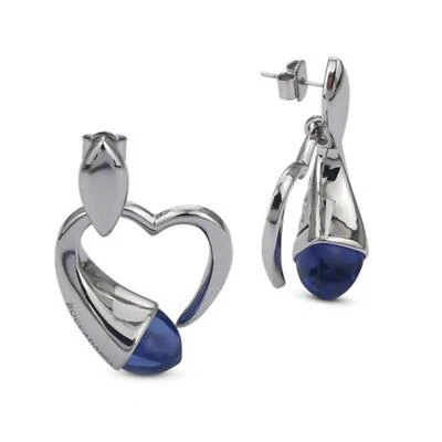 Orecchini Donna BOCCADAMO KOR034L in Bronzo con Cuore Contrariè e Pietre - Immagine 1 di 2