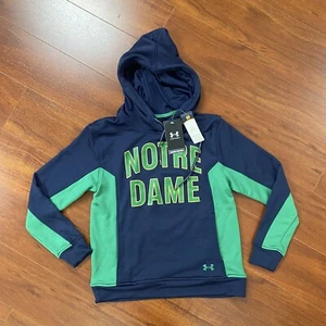 Sudadera con capucha Under Armour Notre Dame irlandesa para mujer Gameday Tech talla XS - Imagen 1 de 11
