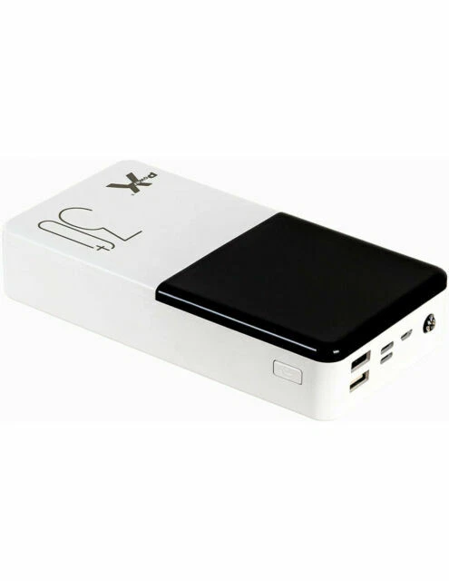 PowerX Q500 Caricabatterie Portatile con Torcia Integrata - Bianca