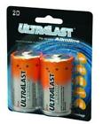Ultralast D Battery 2 Pack Alkaline D Battery BULK ULA2D