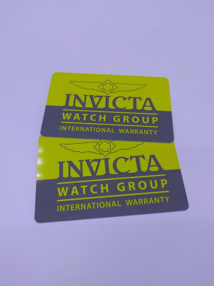 INVICTA Watch group international warranty card - Image 1 of 1