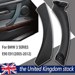 Passenger Left Inner Door Panel Handle Pull Trim Cover For BMW 3 Series E91 E90 - Picture 1 of 6