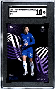 ✺SGC 10✺ 2021 TOPPS Champion League Graded Card SAM KERR 6/10 Matildas World Cup - Picture 1 of 3
