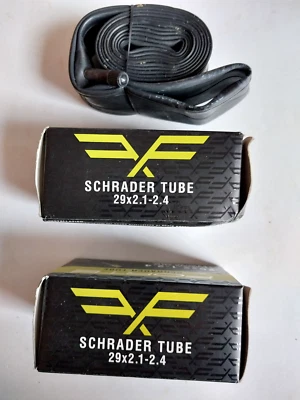 Forte Schrader Tube 29x2.1-2.4  0.9mm 232 Gms Schrader Valve 50-0543 Lot 3 Pack - Image 1 of 4