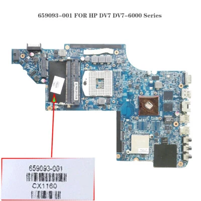 For HP pavilion DV7T-6000 DV7T-6100 series intel motherboard 659093-001 test OK - Image 1 of 4