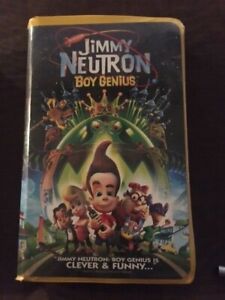 Jimmy Neutron: Boy Genius (VHS, 2002, Clam Shell) Includes 2 Music Videos