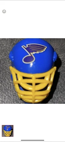 St. Louis Blues Mini Goalie Helmet Nhl Plastic Small Cover
