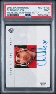 2023-24 SP Authentic Chris Chelios Sign of the Times Redwings - Bild 1 von 2